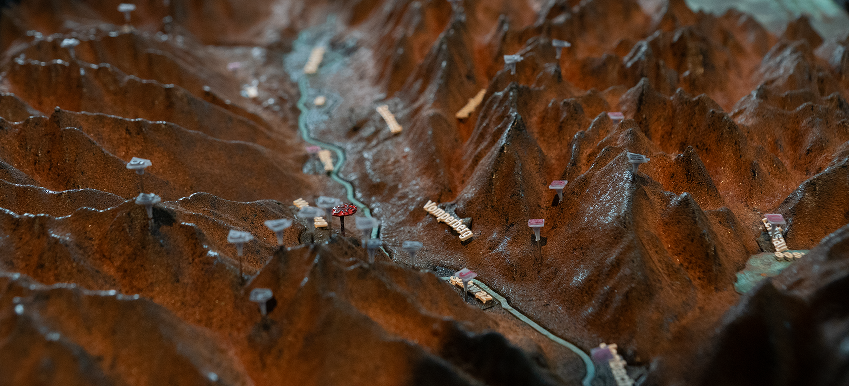 Sculpture Grafenast – Model of the Inn Valley and Surroundings, view 4