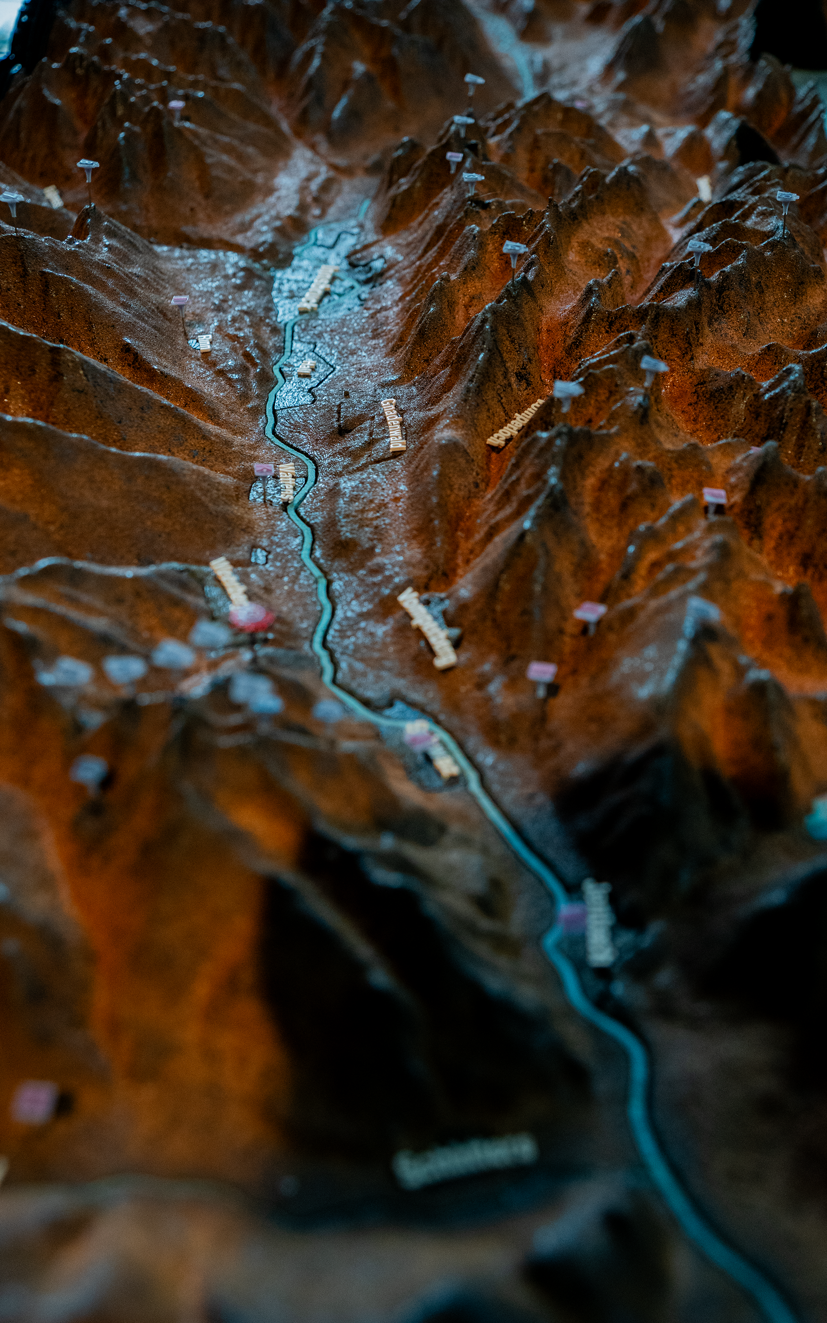 Sculpture Grafenast – Model of the Inn Valley and Surroundings, view 5