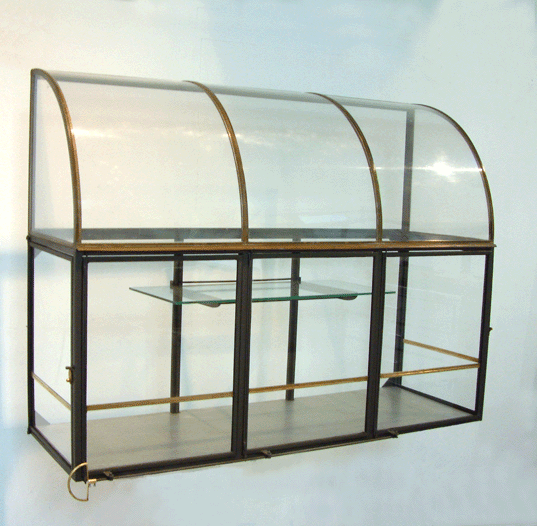 Skulptur KAKTEENHAUS - versch.Metall, Glas, Ansicht 1