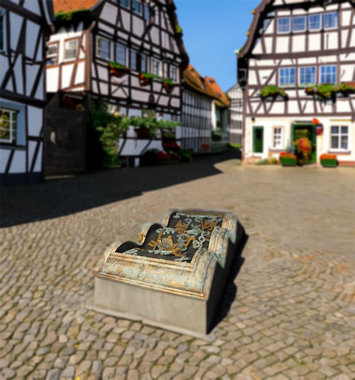 Skulptur Waves – Variante II, Ansicht 4