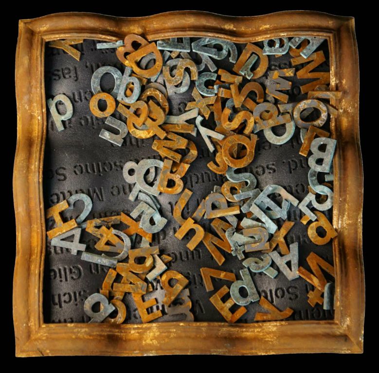 Skulptur WAVES – Rahmen in abnormem Zustand - Var III, Ansicht 2