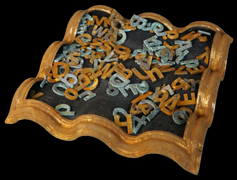 Skulptur WAVES – Rahmen in abnormem Zustand - Var III, Ansicht 3