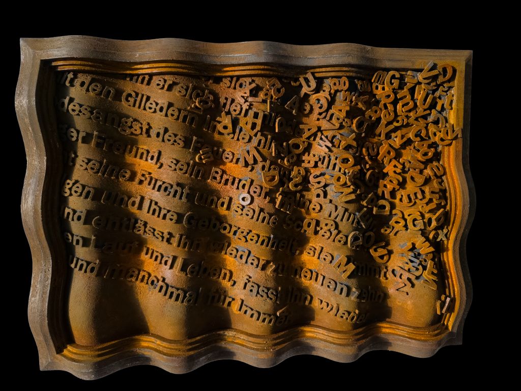 Skulptur WAVES – Rahmen in abnormem Zustand - Var IV, Ansicht 2