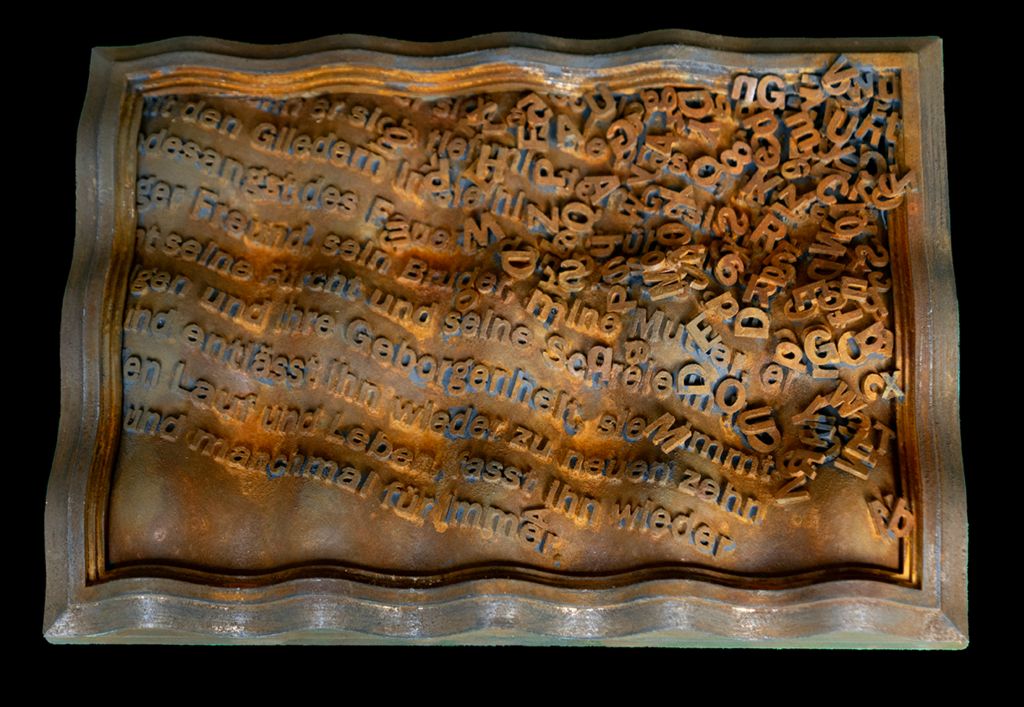 Skulptur WAVES – Rahmen in abnormem Zustand - Var IV, Ansicht 5