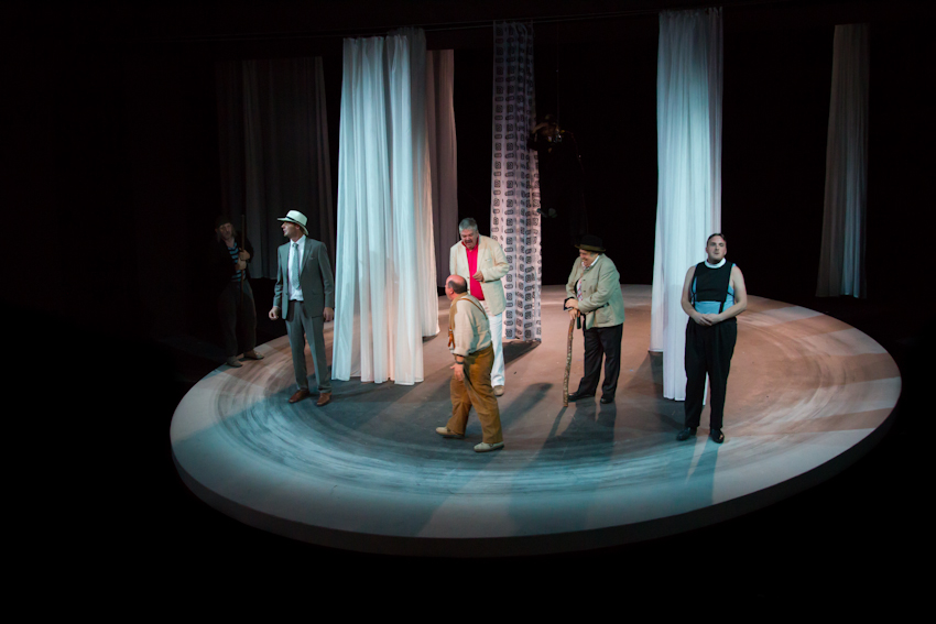 Stage design The Merry Wives of Windsor, view 1
