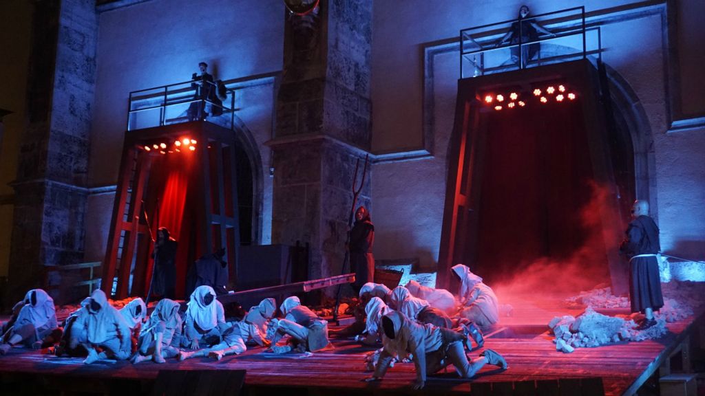 Stage design Silver Mountain – The Schwaz Miners' Play, view 2