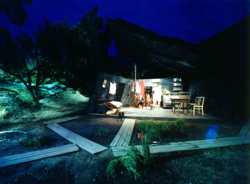 Stage design The Playboy of the Western World, view 1