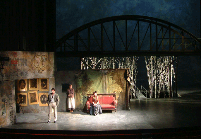 Stage design LILIOM, view 1