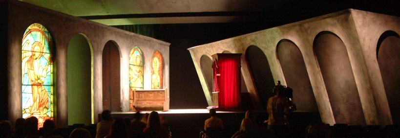 Stage design The Confession, view 1