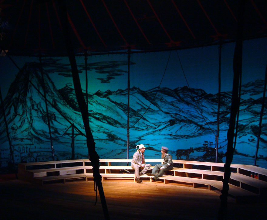 Stage design The Piefke Saga, view 1