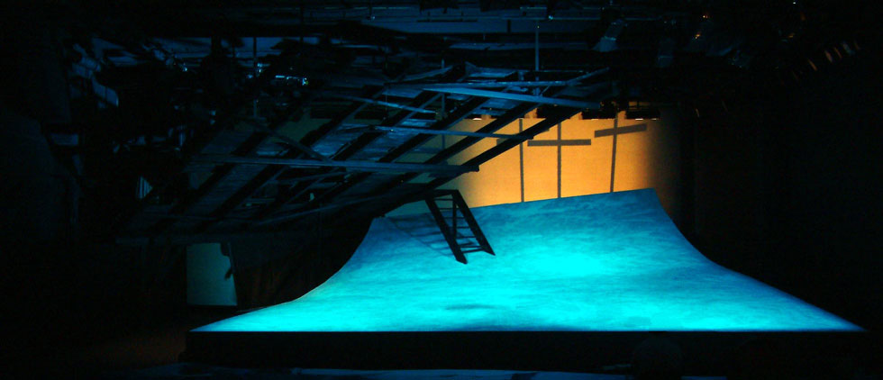 Stage design The Judas of Tyrol, view 2