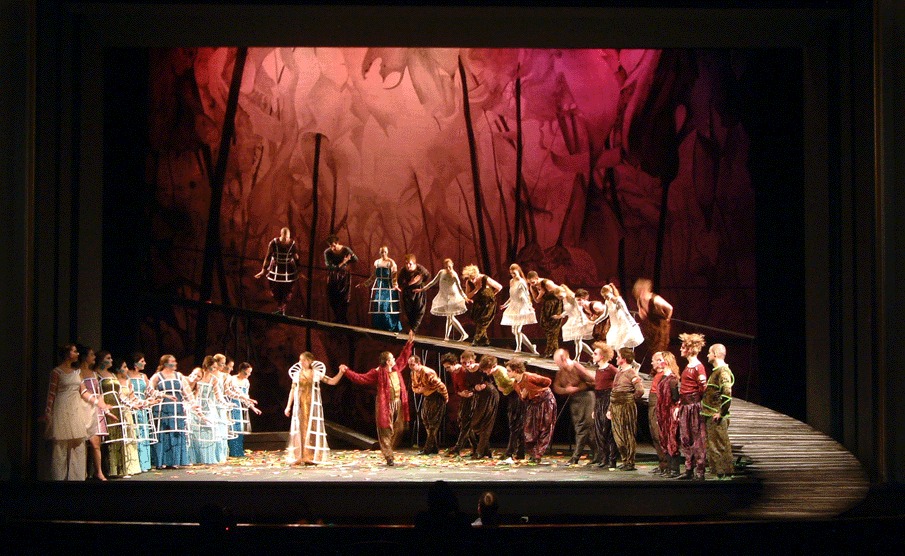 Stage design THE FAIRY QUEEN, view 3