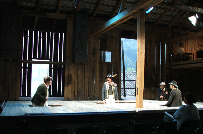 Stage design As You Like It, view 1
