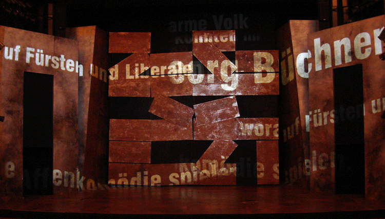 Stage design Danton's Death, view 1