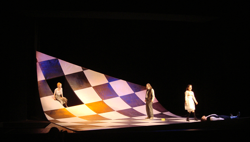 Stage design Intrigue and Love, view 1