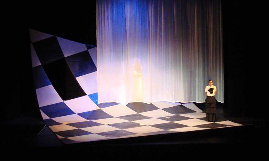 Stage design Intrigue and Love, view 2