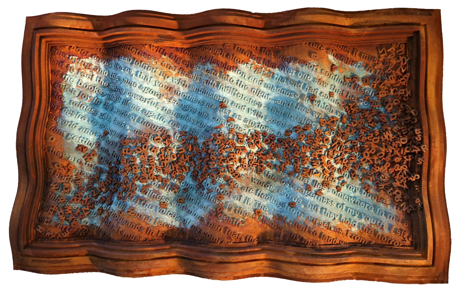 Skulptur waves_VAR_07, Ansicht 1